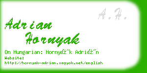 adrian hornyak business card